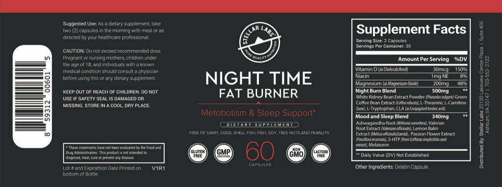 Discover the Best Nighttime Fat Burner & Sleep Aid Pills for Restful Nights  – Enclare Nutrition